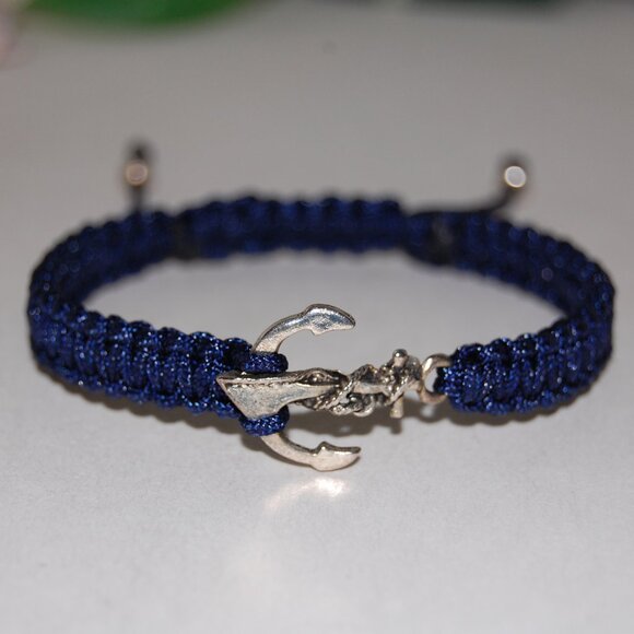 Anchor Bracelet,Navy Bracelet,Boat Anchor Bracelet - Picture 2 of 2